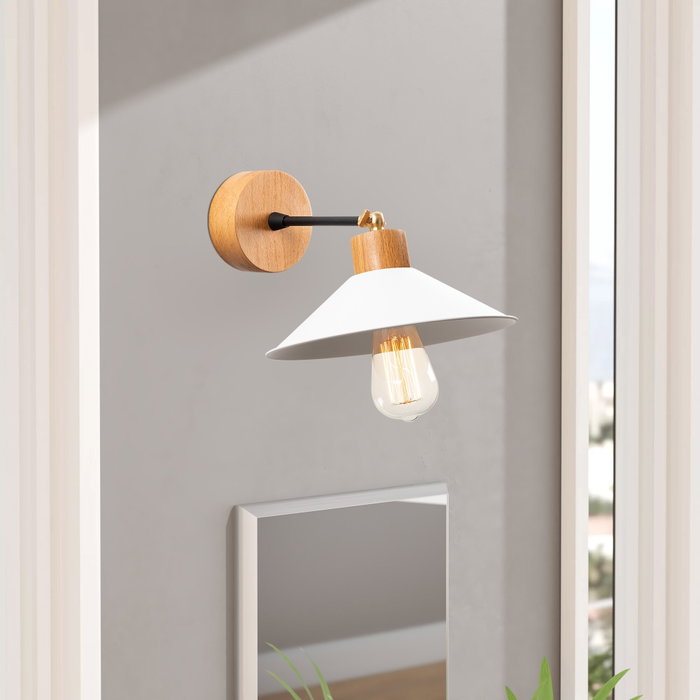 Opviq Manavgat - N-628 Lámpara de pared Blanca Opviq Manavgat - N-628 Lámpara de pared Blanca